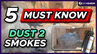 5 MUST KNOW Smokes for DUST2 in CS2