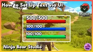 Set up UI Text using Ninja Bear Combat in Unreal Engine 5