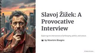 Slavoj Zizek A Provocative Interview