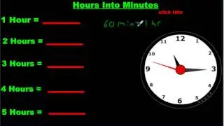 Converting Time From Seconds to Minutes to Hours