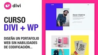 Diseña tu portafolio web con WordPress y Divi - Promocional