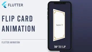 Flutter UI | Make a Flip Card Animation using Flutter