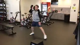 Lateral Lunge DB Press