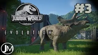 TRICERATOPS INCOMING ! : JURASSIC WORLD EVOLUTION : DEL 3 ( svenska )