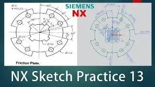 NX Sketch Practice - 13