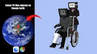 Found TV Man Injured on Google Earth! #googleearth #googlemaps