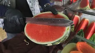 Super Speed Skill! Fruit Cutting Master / 과일 자르기 달인 / Thailand Street Food