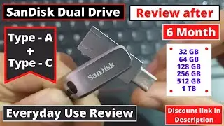 Review after 6 Month | SanDisk SDDDC4 128 GB | 1TB | 64 GB | 32 GB |  Pendrive + OTG Type C Drive