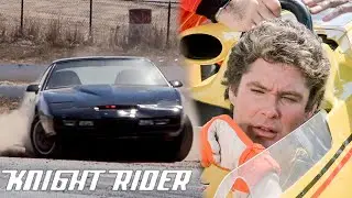 K.I.T.T. hilft Michael beim Autorennen | Knight Rider Deutschland