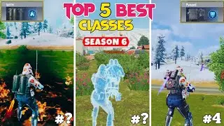 *Season 6* TOP 5 BEST CLASSES IN COD MOBILE | best br class in cod mobile