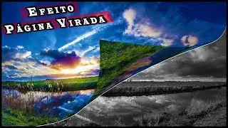 Efeito página virada - Photoshop CC