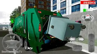 Trash Truck Simulator #1 - Android Gameplay