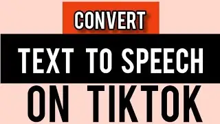 How to use Text to speech on TikTok lite | TikTok speech voice