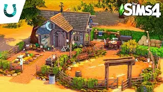 MICRO HORSE RANCH 🐴 | Sims 4 No CC Speedbuild | The Sims 4 Speed Build | 