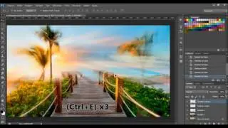 Efeito raios de sol - Photoshop CS6