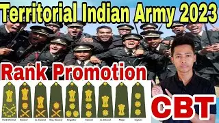 Territorial Indian Army Officer 2023, Rank/Promotion 🔥🔥🔥Salary, Written Exam syllabus selection 2023