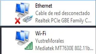 Como Desactivar y Activar Adaptador de WIFI Y Ethernet