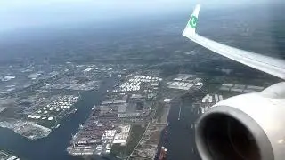 ENGINE ROAR & Sunrise Takeoff from Amsterdam! | Transavia Boeing 737-800 [4K 60fps]