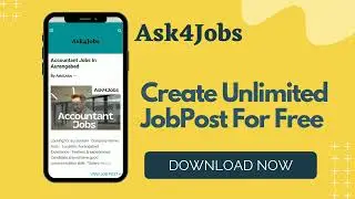 Create Unlimited Jobpost For Free @askbypeople