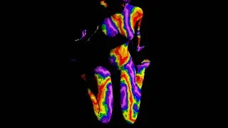 GIRL BODY COLORFUL LOOP ANIMATION
