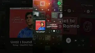 Until I found you | Spotify Card Lyrics Editing | [ Tutorial Available ] | #vfxabhi