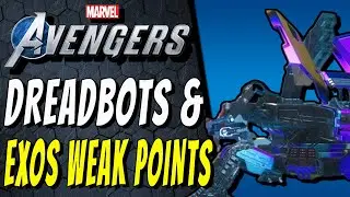DREADBOTS & EXOS WEAK POINTS | Marvel's Avengers Black Widow Master Sniper Weekly Challenge Guide