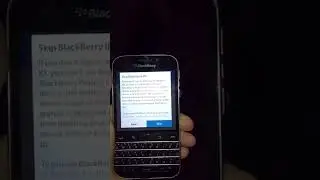 Fix lỗi Blackberry Classic Q20 đứng màn kết nối Wifi khởi tạo cài đặt - Initial Setup
