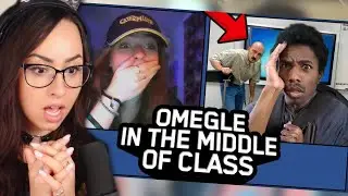 Omegle Trolling… But I'm IN THE MIDDLE OF CLASS | Bunnymon REACTS