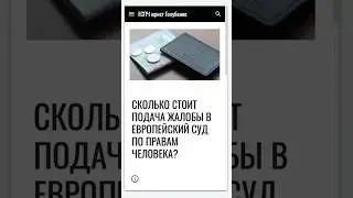 Сколько стоит подача жалобы в Европейский суд по правам человека? #еспч #єспл #европейскийсуд #юрист