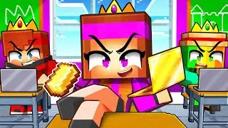 Une PRINCESSE dans une École réservée aux Garçons sur Minecraft !