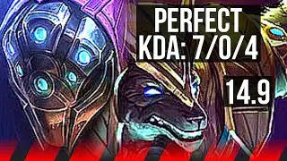 JAX vs NASUS (TOP) | 7/0/4, Godlike | NA Diamond | 14.9