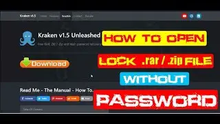 How to Open Password Protected rar or zip File without Password