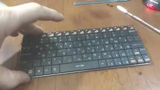 Как разобрать Bluetooth клавиатуру DNS Notebook KB-023BA