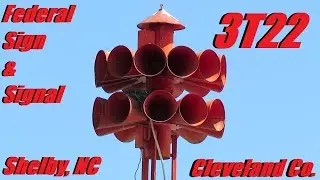 Federal Sign & Signal 3T22 Siren Test - Shelby, NC