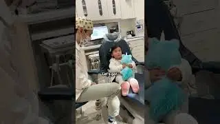 Polite & highly observant lil queen 👀👀😂 [Pediatric Dentist]
