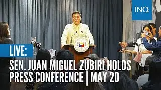 LIVE: Sen. Juan Miguel Zubiri holds press conference | May 20