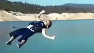 Kid thrown off cliff