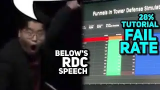 30% of players FAIL TUTORIAL | BelowNatural's RDC Speech | Tower Defense Simulator