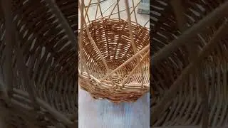 плетеный  абажур