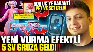 500 UC'YE OYUNUN EN TATLI PETİ VE BEDAVA SETİ !! 😎 VURMA EFEKTLİ GROZA GELDİ!! 😱 PUBG Mobile