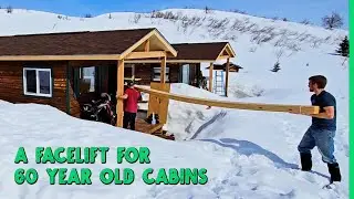 Alaska Off Grid Cabin Remodel (60 year old cabins in the Alaska Bush)