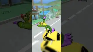 FNAF 9 SB Animatronics Can't Cross the Road - [Ragdolls] #securitybreach #fnafsecuritybreach