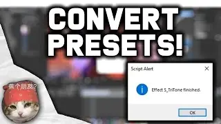 Free Script: Vegas Presets To After Effects!