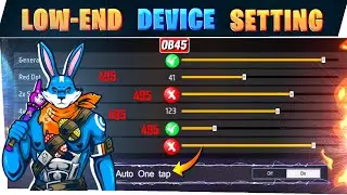 OB45 Update setting ✅ || 2gb 4gb 6gb mobile headshot sensitivity 🔥 || One tap sensitivity tamil
