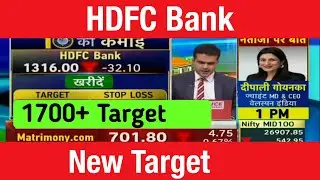 HDFC Bank Share News Today | HDFC Bank Latest News | HDFC Bank share Target news #HDFCBankshareprice