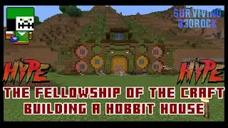 The Fellowship Of The Craft | Building A Hobbit Style House | Surviving Bedrock