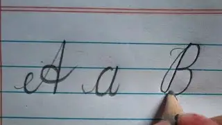 How to write capital and small english alphabet letters with pencil//handwriting//calligraphy