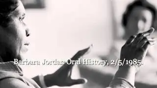 Barbara Jordan Oral History, Special Interview I, 2/5/85
