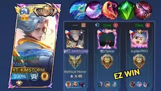 TRIO GAMEPLAY❗NATAN BEST ITEMS TO USE TO WIN EASILY IN TRIO-MODE🔥