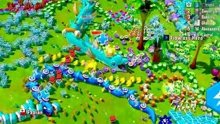 Snake Rivals - THE LONGER I STAY ALIVE, THE MORE THE GAME BREAKS! (PART 2) Hilarious 100k+ GAMEPLAY!